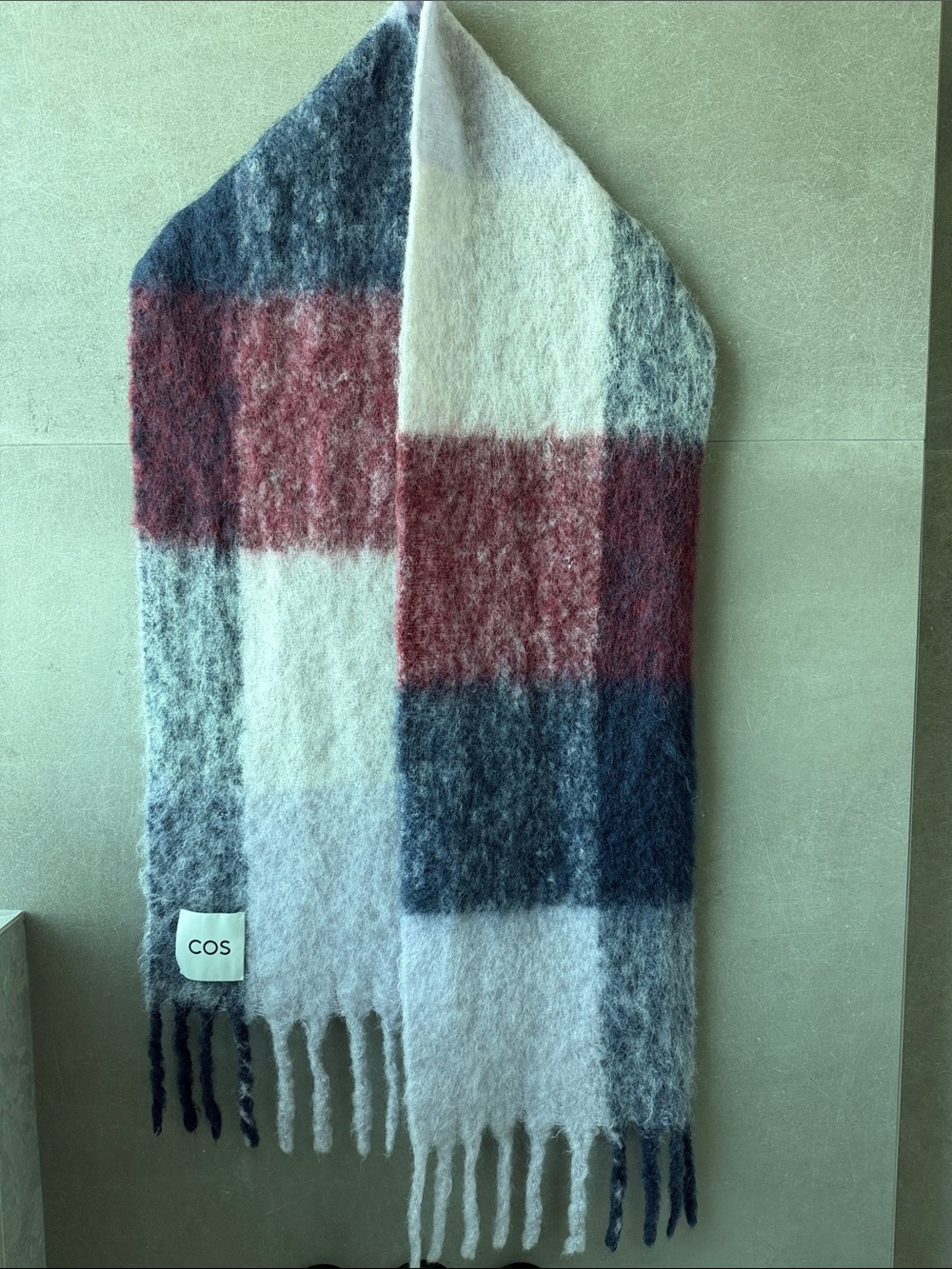 COS Oversized Mohair & Wool Scarf